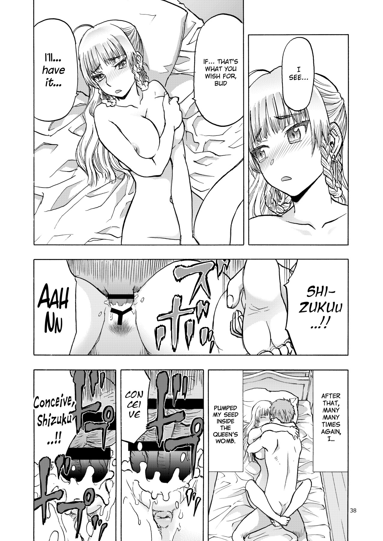 Hentai Manga Comic-Wife and Apprentice Knight-Read-36